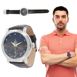 Montre Capitole américain la nuit