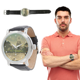 Montre Capitole des États-Unis de Library Steps Date 1898