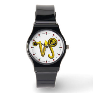 Montre CAPRICORN OR ZODIAC JEULE D'ANNIVERSAIRE, Blanc