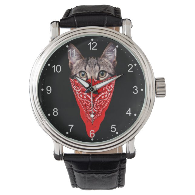 Montre Capuchon de chat (devant)