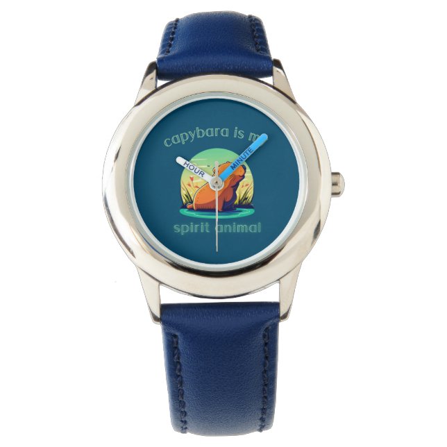 Montre Capybara Est Mon Esprit Animal (devant)