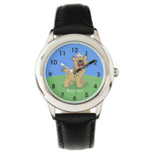 Montre Caricature amusante hyena riant illustration