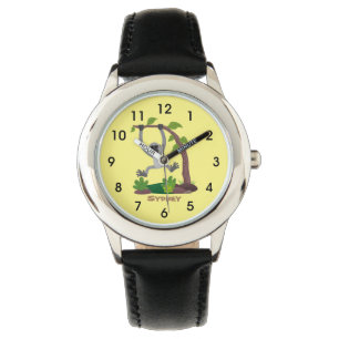 Montre Caricature de bande de gibbon joyeux