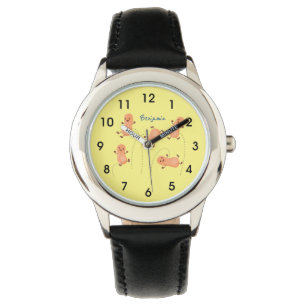 Montre Caricature de cacahuètes joyeux sautillant
