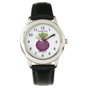 Montre Caricature de la cuisine à la racine de betterave