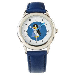 Montre Caricature de pingouin mignon