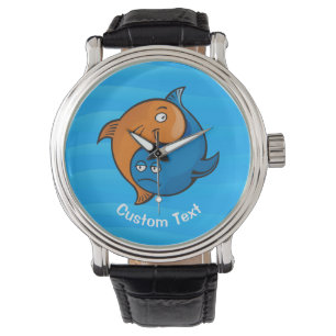 Montre Caricature de poisson Yin Yang