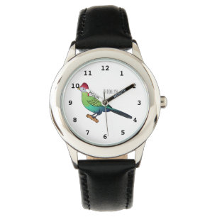 Montre Caricature de turaco à crête rouge