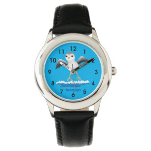 Montre Caricature en bécasseau mignon