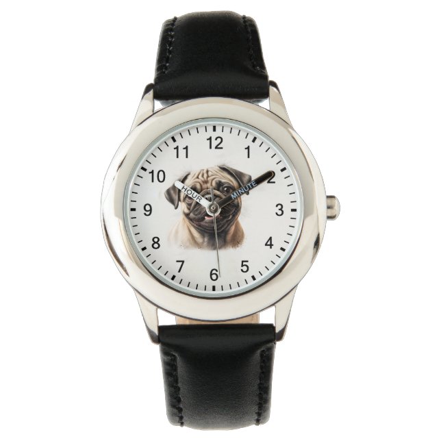 Montre Carlin Chien Charismas cadeau Cofee Watch (devant)