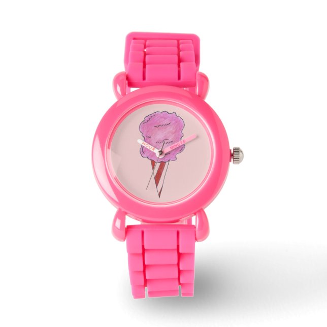 Montre Carnaval Pink Spun Sugar Coton Candy Carniv (Recto)
