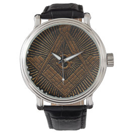 Montre Carré maçonnique et boussole