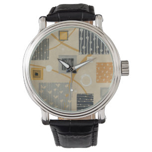 Montre Carreaux graphiques Abstraits