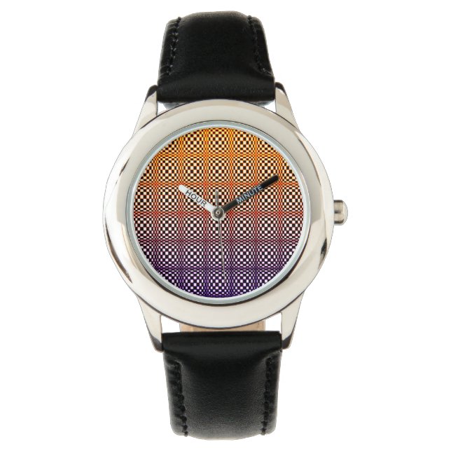 MONTRE CARRÉS ABSTRAITS 3 (devant)