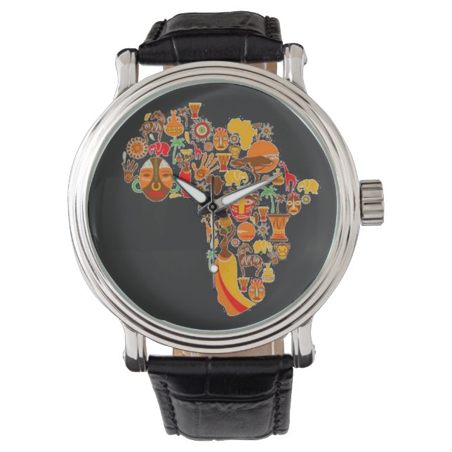 Montre Carte AFrican (devant)