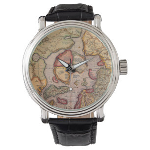 Montre Carte antique du pôle Nord par Mercator