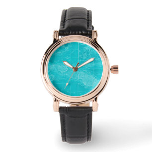 Montre Carte Blue Cuba