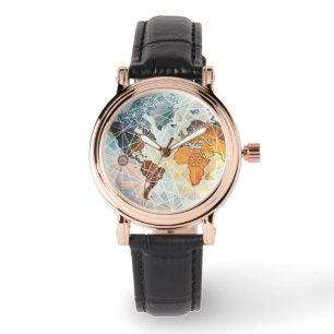 Montre Carte d'Air Afrique du monde