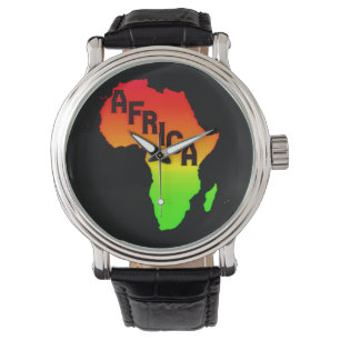 Montre Carte de l'Afrique