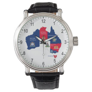 Montre Carte de l'Australie