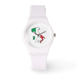 Montre Carte de l'Italie Watch
