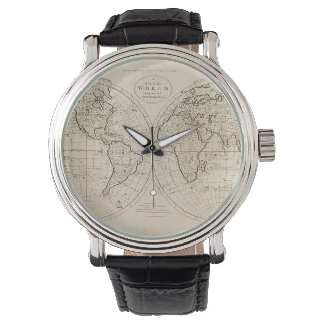 Montre Carte du monde 2 (devant)