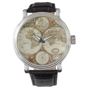 Montre Carte du Vieux Monde antique par Frederick de Wit,