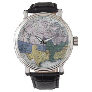 MONTRE CARTE : GUERRE CIVILE, 1864