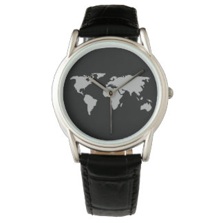 Montre carte mondiale
