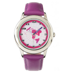 Montre Carte stationnaire de Gleasons de la terre plate