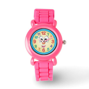 Montre Cartoon coloré mignon Visage bébé