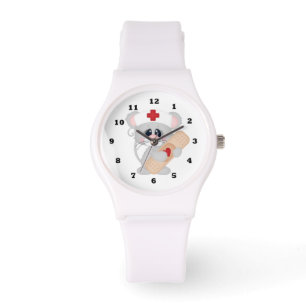Montre Cartoon Infirmière sport bracelet