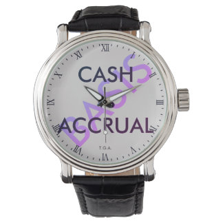 Montre "CASH vs ACCRUAL"