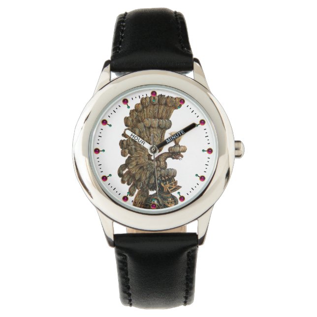 MONTRE CASQUE DE NUIT ANTIQUE AVEC AILE (devant)