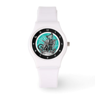 Montre Cat à crâne de sucre