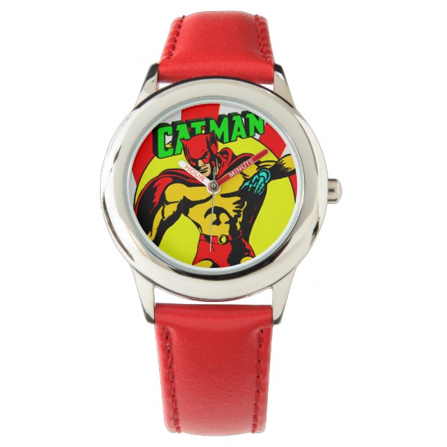 Montre Cat-Man classique des années 1940 (devant)