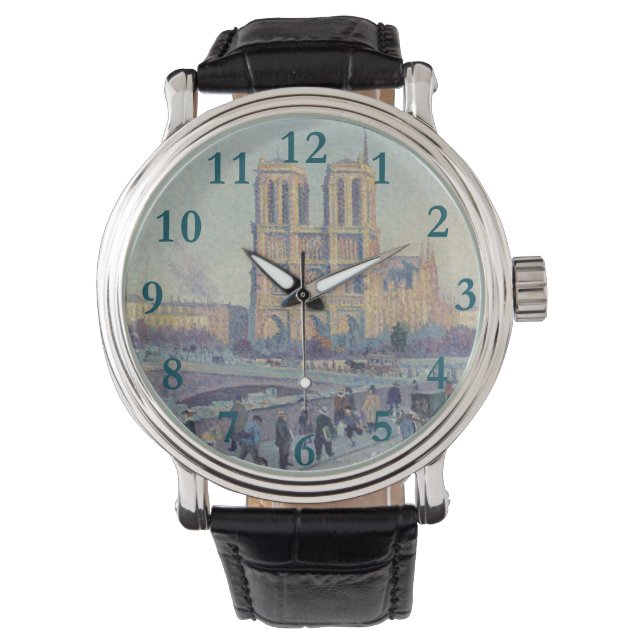 Montre Cathédrale Notre-Dame Paris France Peinture classi (devant)