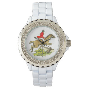 Montre Cavalier de Horseback de chasse de Fox de cheval