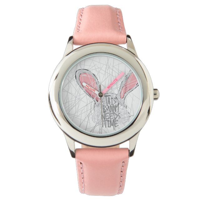 Montre "Ce Lapin A Besoin De Temps" | Pâques (devant)
