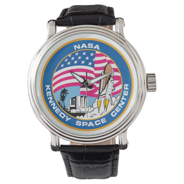 Montre Centre spatial Kennedy de la NASA (devant)