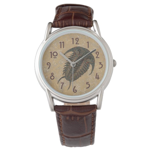 Montre Ceraurus Fossil Trilobite (devant)