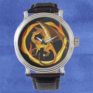 Montre Cercle de flamme de dragon de feu