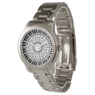 Montre Cercle Piano Keys Cercle des Cinquièmes