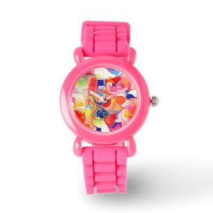 MONTRE CERCLES DE COULEURS REGARDER