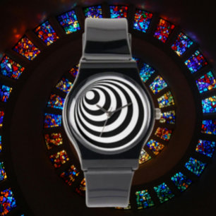 Montre Cercles d'infinité noirs