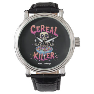 Montre Cereal Killer Breakfast Funky Cereal Bowl Skeleton