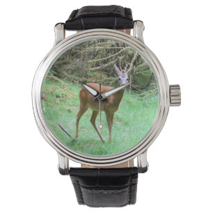Montre Cerf Brocard – Élégant Animal de la Forêt