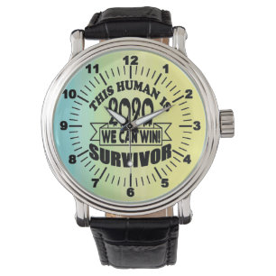 Montre CET HOMME EST 2020 SURVIVOR variante noire!