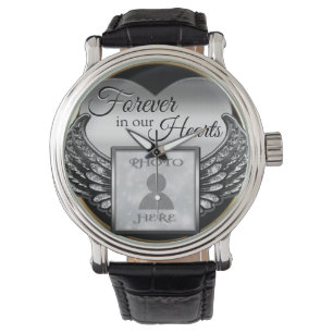 Montre Chaîne de touches personnalisées Memorial Heart