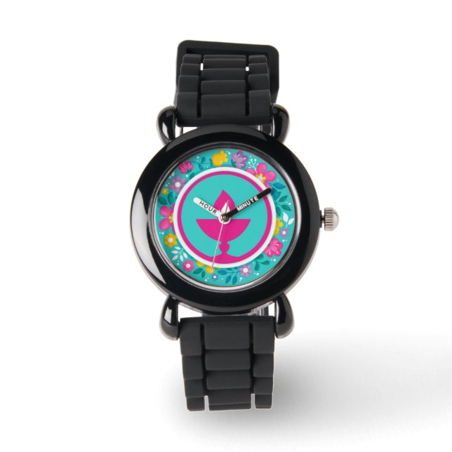 Montre Chalice UU florale brillante (Recto)